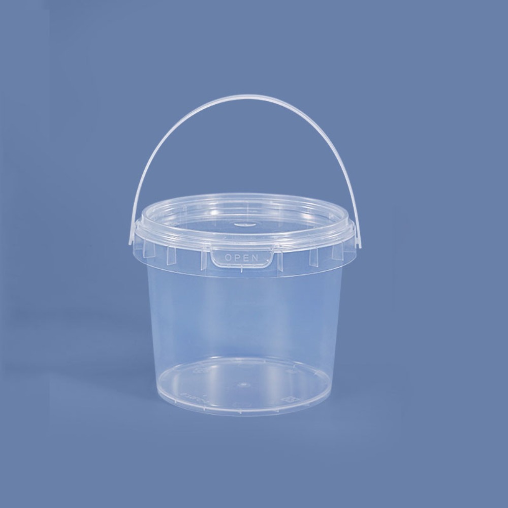 Food Storage Jars Plastic - 10 個 500/750/1000 ミリリットルミルクティーバケツ食品グレードのプラスチック気密アイスキューブバケツ大容量蓋付き食品保存瓶