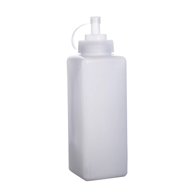 Salad Dressing Bottle - プラスチック製スクイーズソースボトル大口径、ジャム、サラダドレッシング、酢、ケチャップ、グレービー、キッチン調味料ディスペンサーツール用