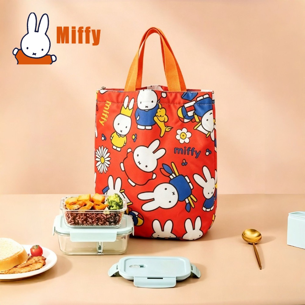 Food Storage Organiser - かわいいミッフィーランチバッグかわいいウサギサーマルトートバッグ防水断熱弁当箱コンテナ食品ポーチオーガナイザーピクニックギフト