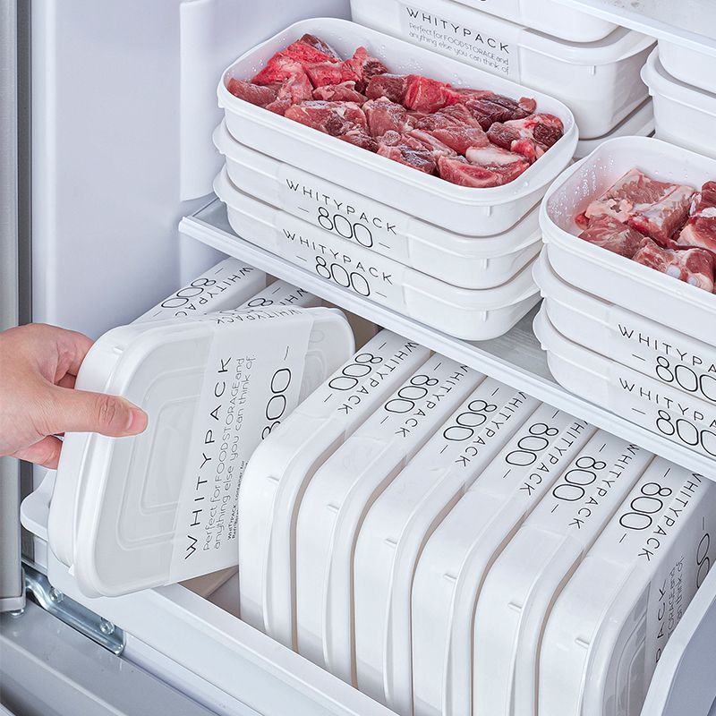 Food Storage Frozen - 日本の冷凍肉包装ボックス食品グレード冷蔵庫収納果物野菜保存準備皿分割ボックス