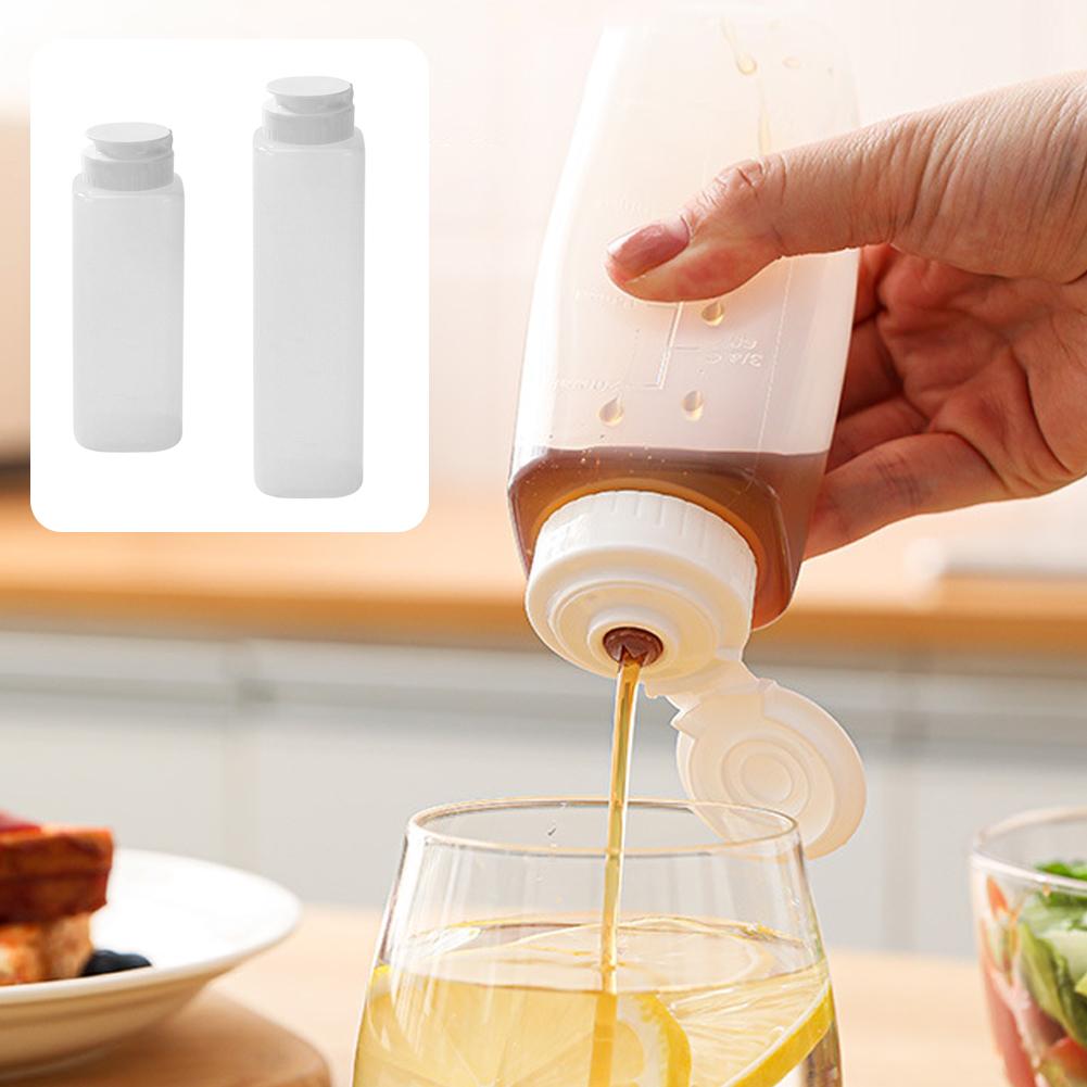 Salad Dressing Bottle - ビジュアルスケール調味料スクイックルボトル、サラダオイル調味料、ケッチアップボトル、ディスペンサーコントロール、ハニーボトル、バーベキュー、e0f7、200 ml、300 ml