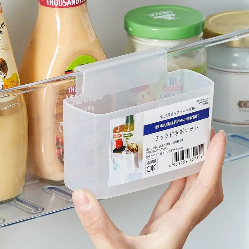 Food Storage Frozen - 1/2/5個入り冷蔵庫サイドドア収納ラック、野菜・果物収納ボックス、卵・冷凍食品保存に最適、キッチン用
