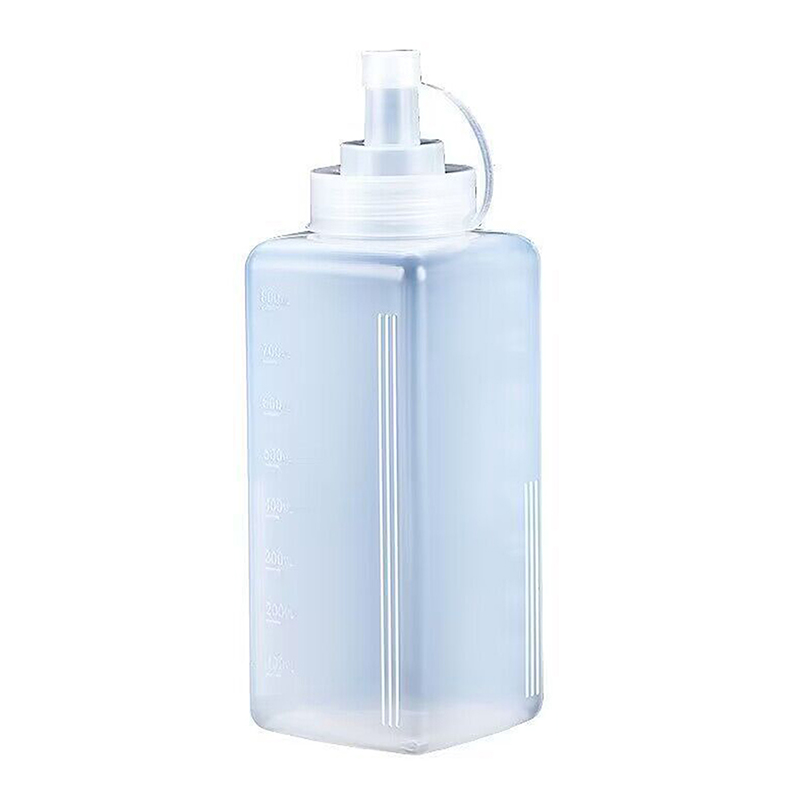 Salad Dressing Bottle - 600/800/1000MLスクイーズ式調味料ディスペンサーソースボトル、大口径防塵キッチン調味料サラダソースオリーブオイルボトル