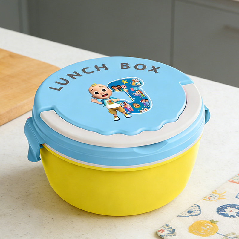 Food Storage Plastic - Cocomelons ランチボックス ポータブル弁当食事ケース ボーイズ フルーツ食品収納ボックス 電子レンジ