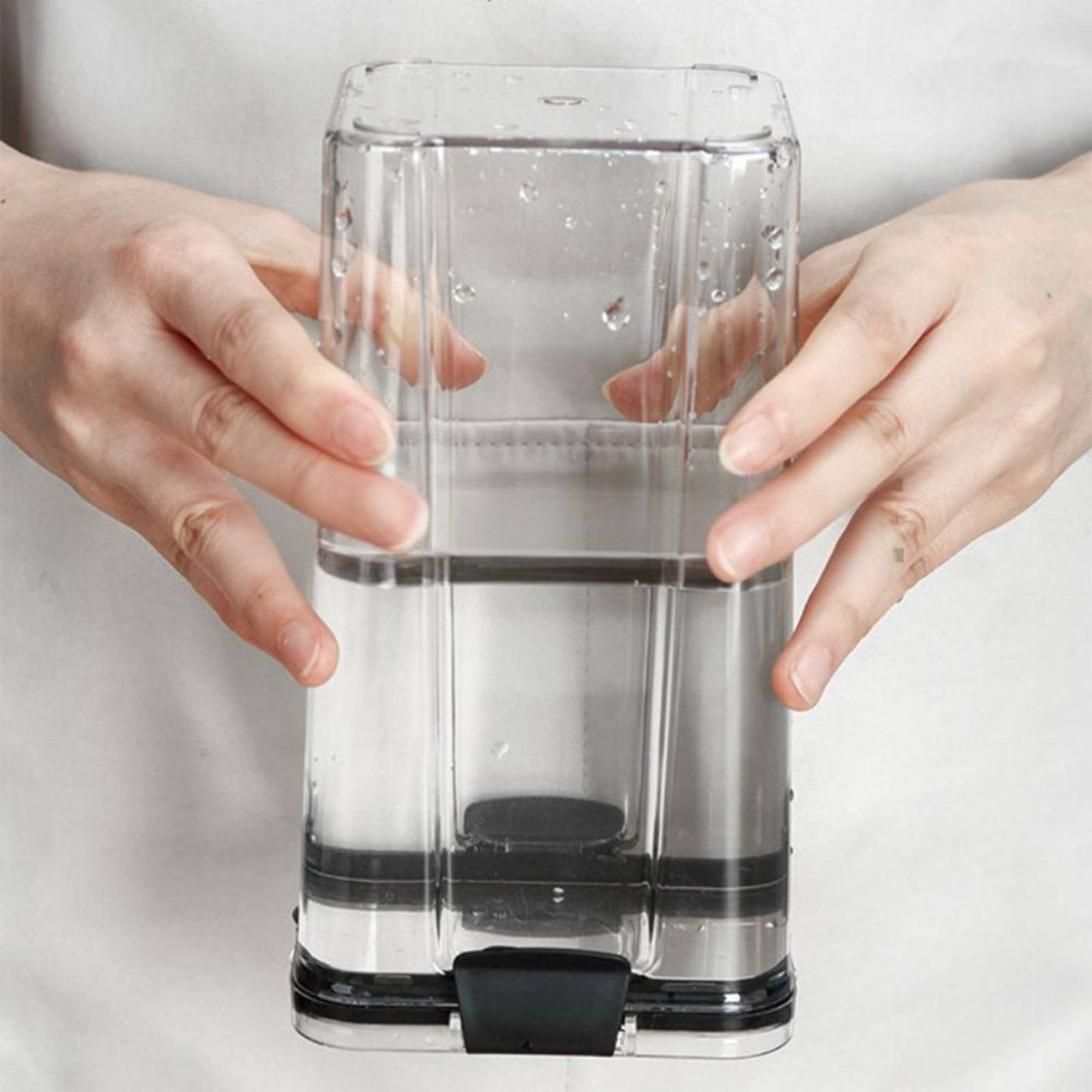 気密食品保存容器、防湿密閉穀物保存瓶、透明プラスチックキャニ - Food Storage Jars Plastic のレビューと価格