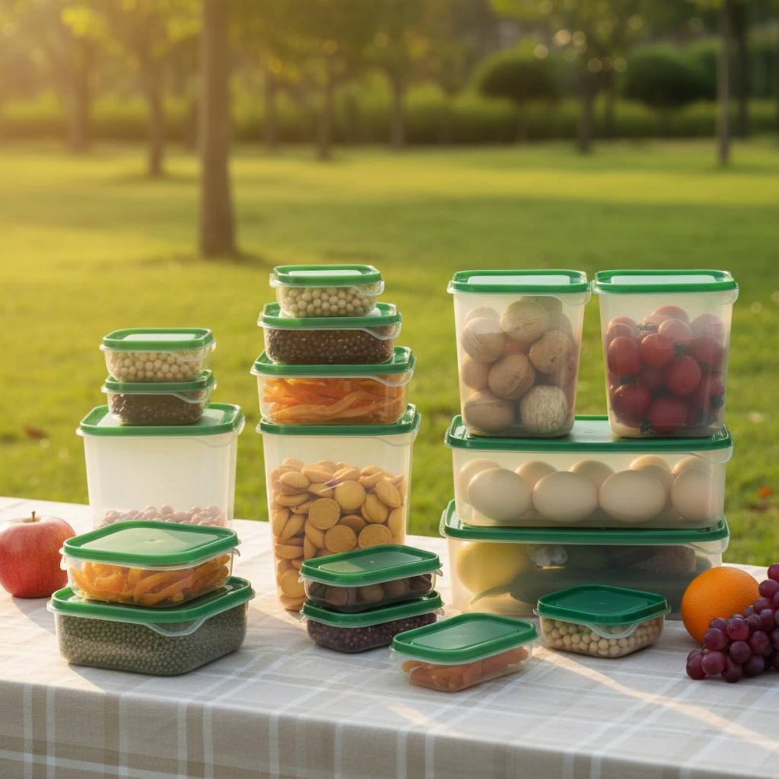 17個入り冷蔵庫収納ボックスセット、漏れ防止プラスチック食品 - Food Storage Containers With Lids のレビューと価格