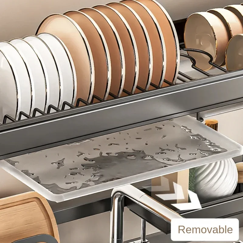 キッチン収納棚、シンクオーガナイザー、ディッシュホルダー、カ - Food Storage Organiser のレビューと価格