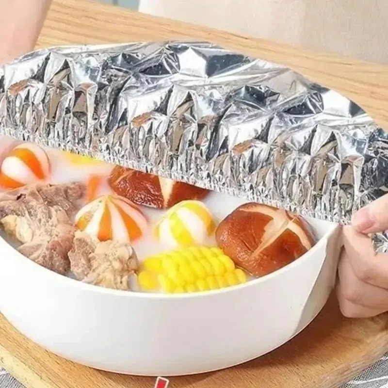 ホイルフィルム使い捨て食品カバーアルミホイル断熱カバー弾性鮮 - Food Storage Aluminum のレビューと価格