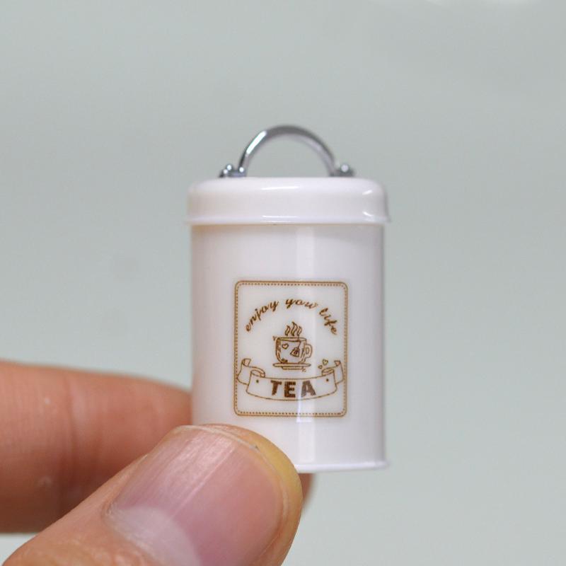 3 個ミニチュアドールハウスミニ食品/紅茶/コーヒー缶ラウン - Food Storage Plastic のレビューと価格