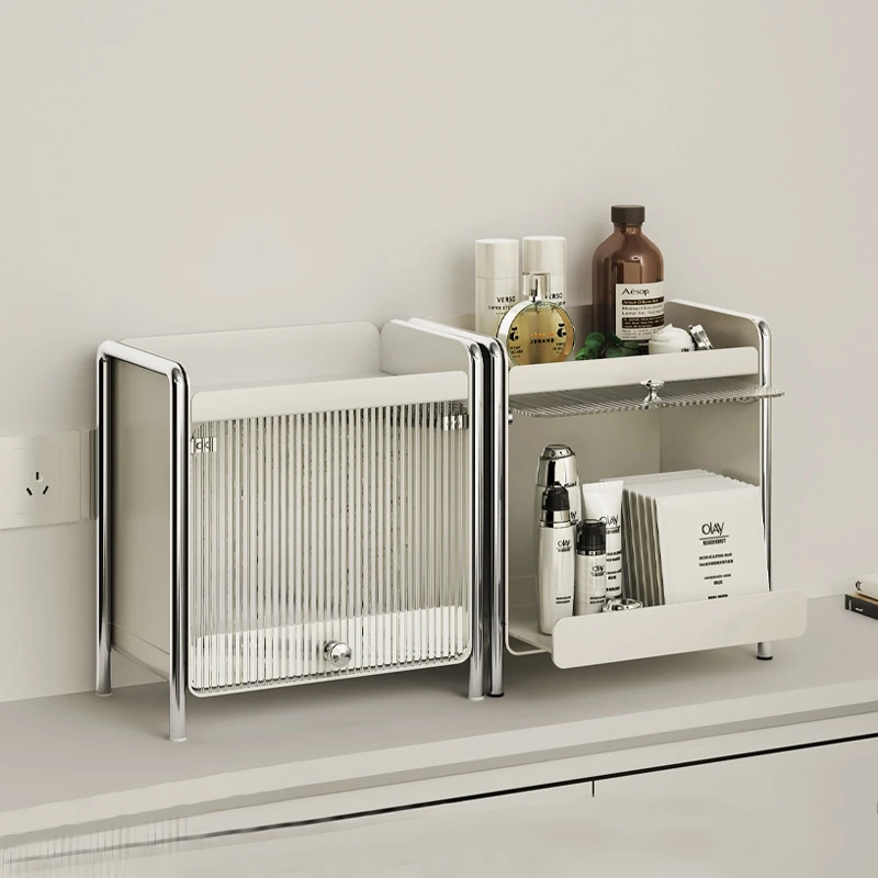 デスクトップオーガナイザー収納キャビネット化粧品収納ボックス - Food Storage In Cabinets のレビューと価格
