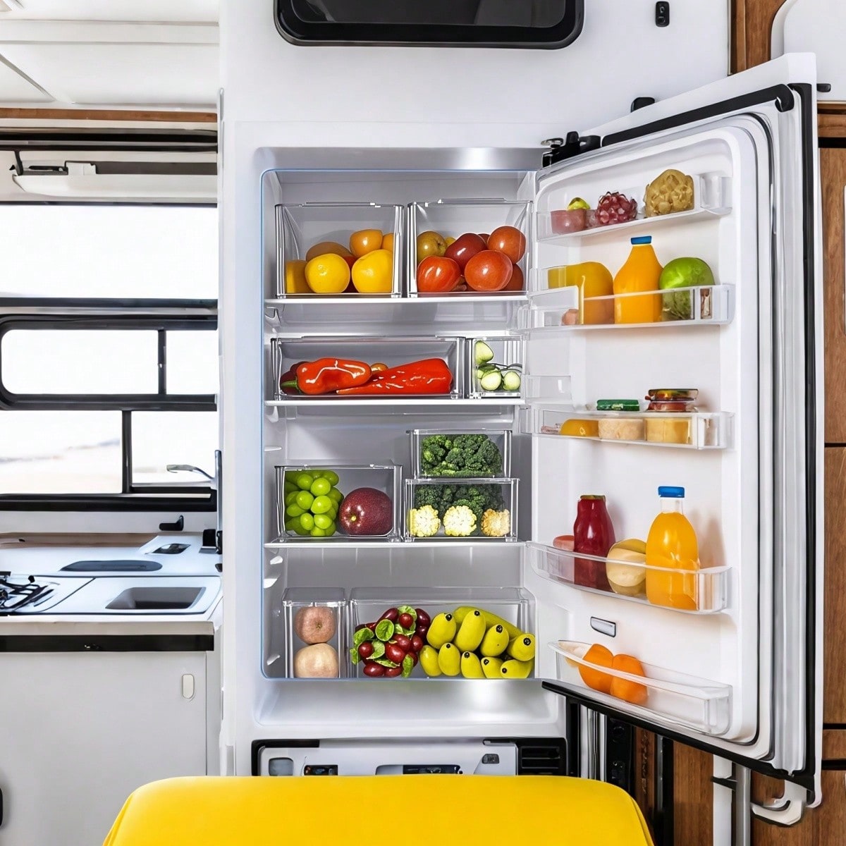 7個/14個セットの積み重ね可能な冷蔵庫用収納ボックス（蓋付 - Food Storage In Cabinets のレビューと価格