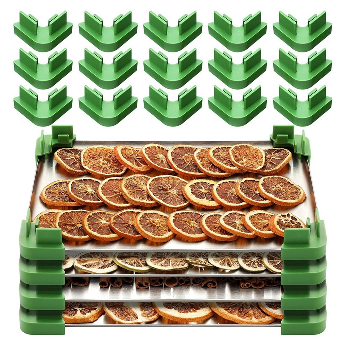 A78I 16ピース トレイスタッカーセット（フリーズドライ - Food Storage Freeze Dried のレビューと価格
