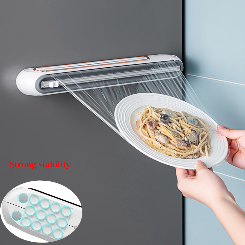 食品フィルムカッティングボックス壁掛け磁気吸盤錫アルミニウム - Food Storage Aluminum のレビューと価格