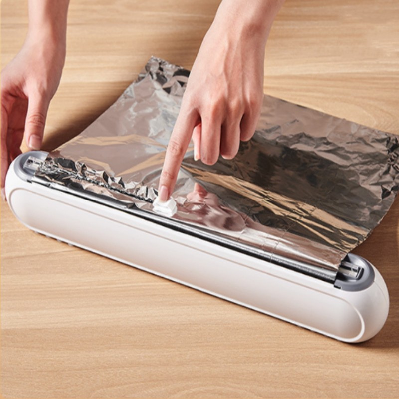 食品フィルムカッティングボックス壁掛け磁気吸盤錫アルミニウム - Food Storage Aluminum のレビューと価格