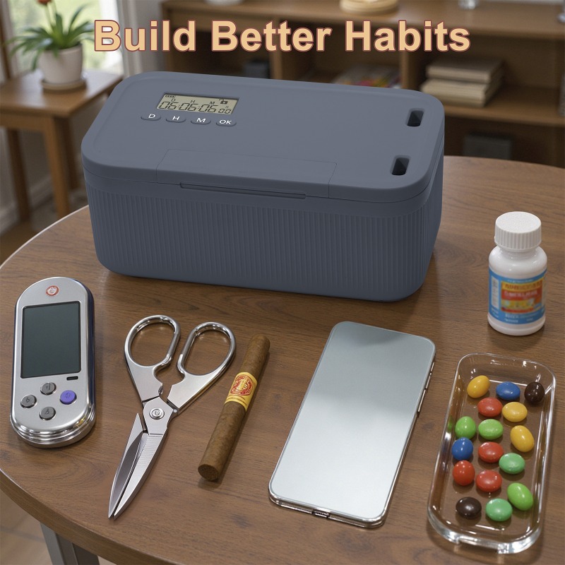 タイマー付きロックボックス 電話ロッカー タイムロック収納ボ - Food Storage Food Safety のレビューと価格