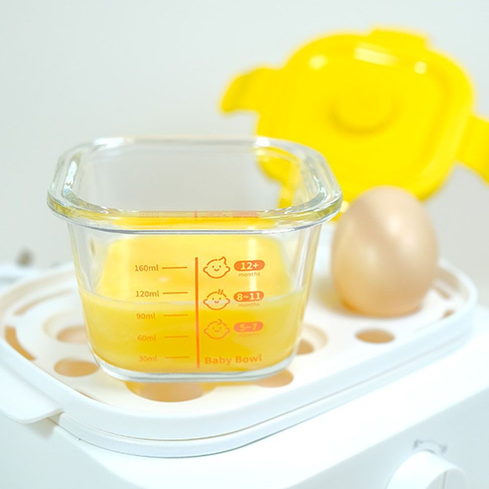 シンプルな170ml食品保存容器、冷凍ガラス製ベビーフードカ - Food Storage Frozen のレビューと価格