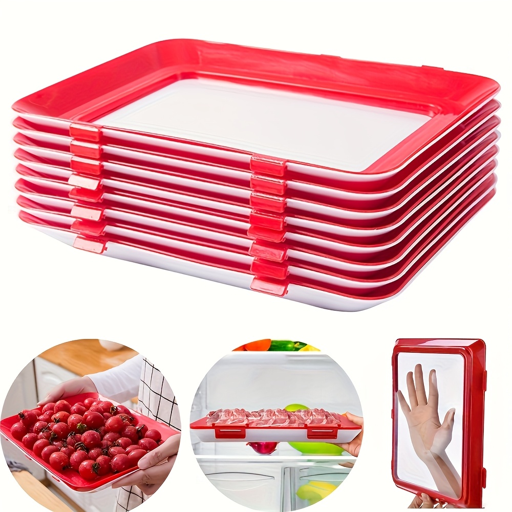 食品保存トレイ 再利用可能 積み重ね可能 肉保存 安全プラス - Food Storage Food Safety のレビューと価格