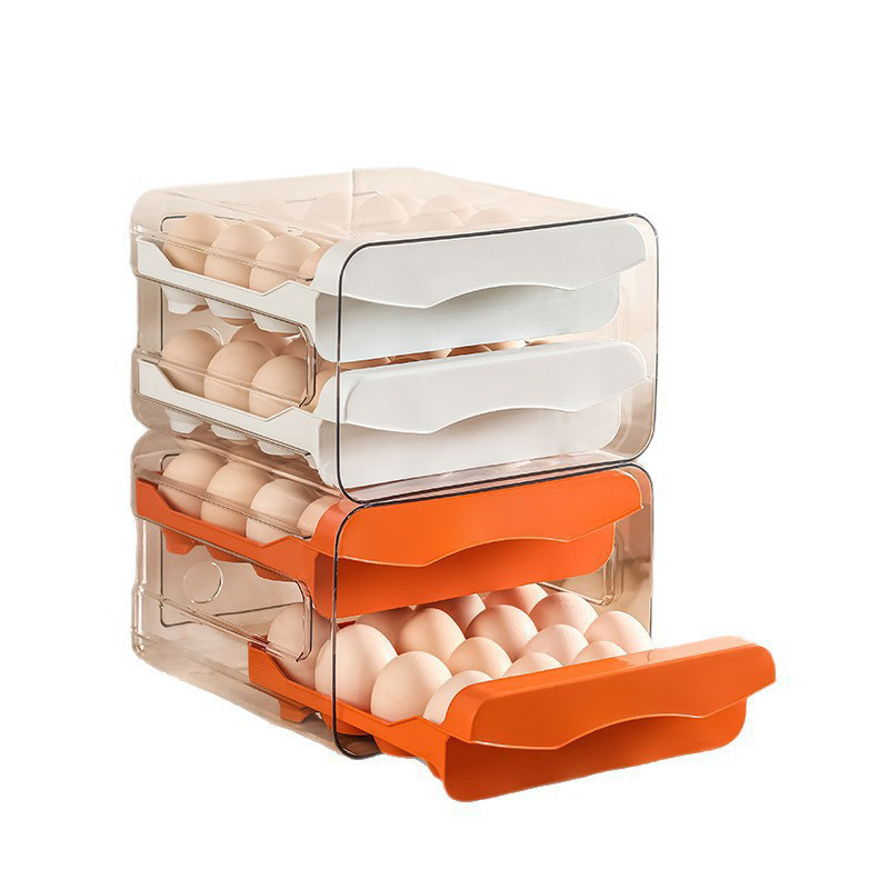 二層式卵収納ボックス（引き出し付き）、大容量オーガナイザーホ - Egg Storage Holder のレビューと価格