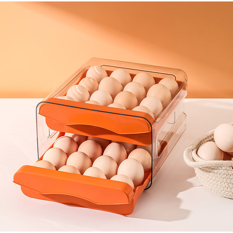 二層式卵収納ボックス（引き出し付き）、大容量オーガナイザーホ - Egg Storage Holder のレビューと価格