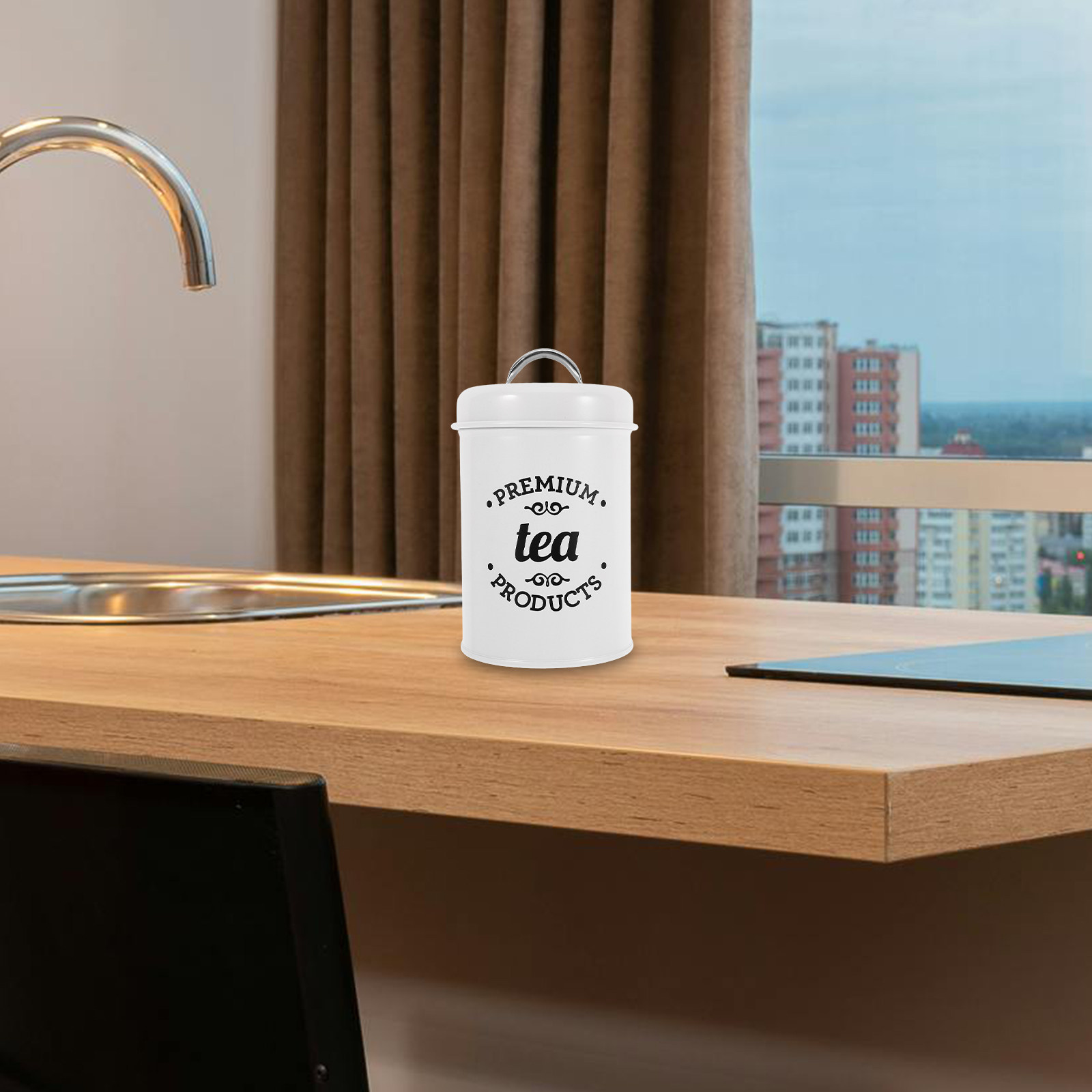 コーヒー、砂糖、スナック、紅茶の保存用密閉金属容器セット キ - Food Storage Jars Plastic のレビューと価格