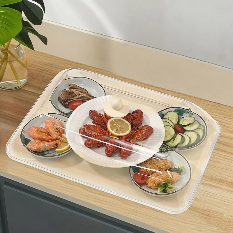 WORTHBUY 再利用可能なプラスチック製食品カバー クリ - Food Storage Plastic のレビューと価格