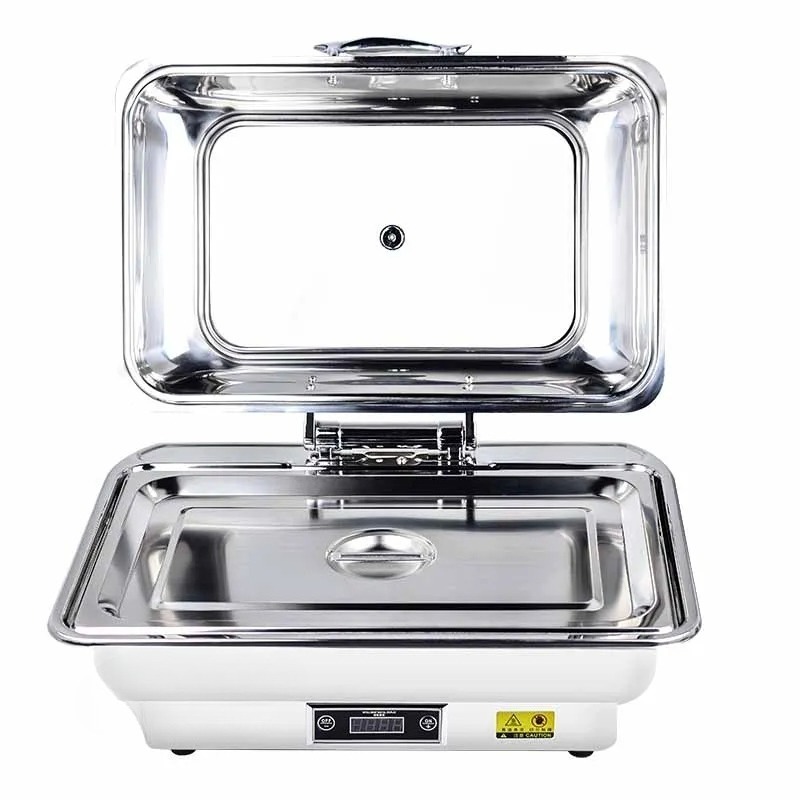 ステンレス製デジタル電気フードウォーマー、透明蓋付き、スープ - Food Storage To Keep Warm のレビューと価格