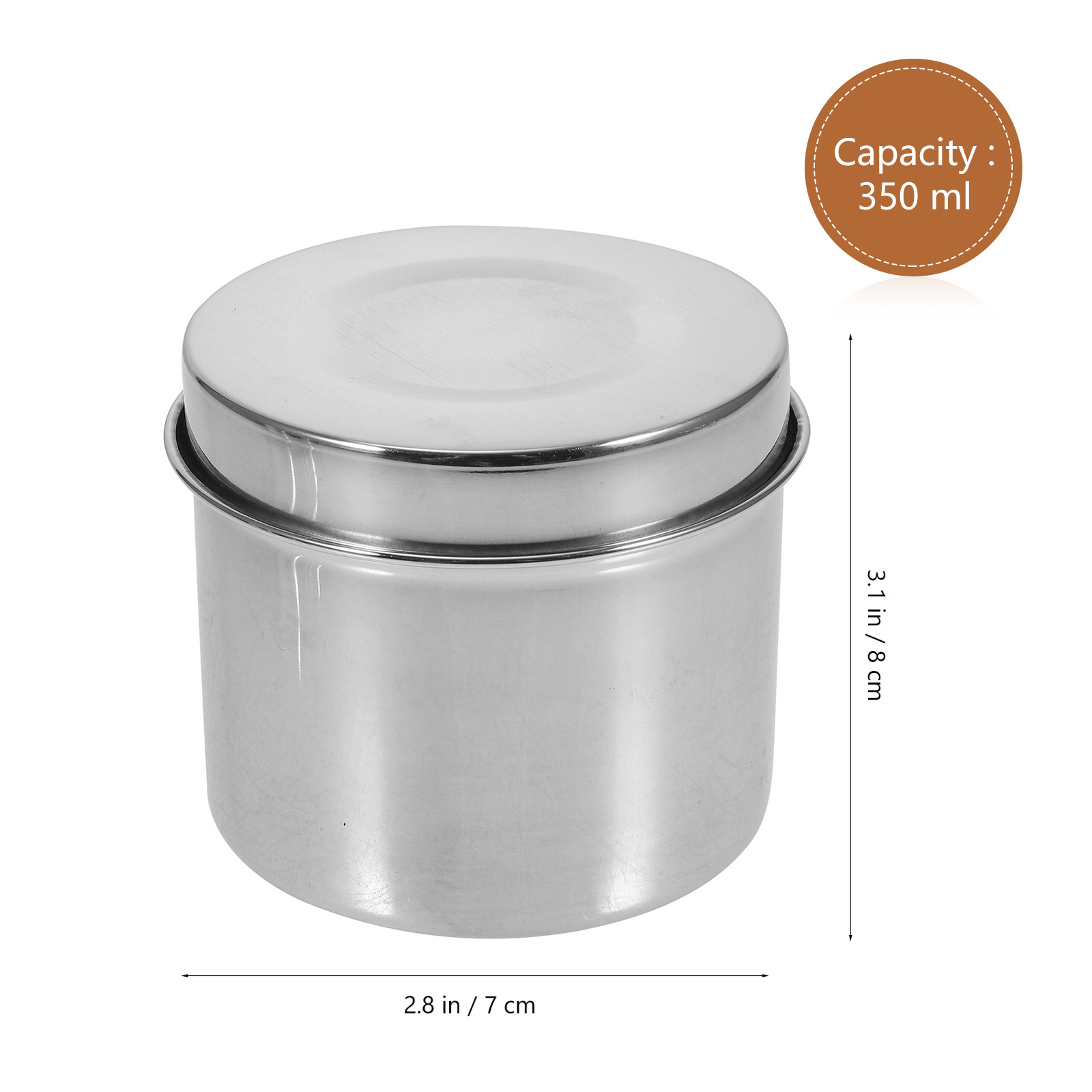 4個入り磨き上げられたステンレス製食品保存容器 多目的サンプ - Food Storage Food Safety のレビューと価格