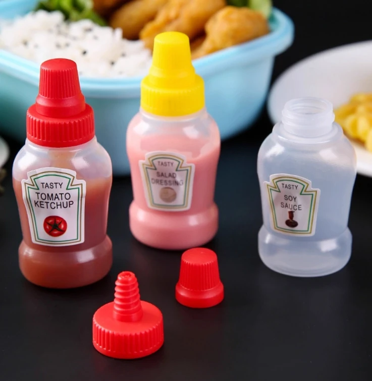 ミニトマトケチャップボトルポータブル小型ソース容器サラダドレ - Salad Dressing Bottle のレビューと価格