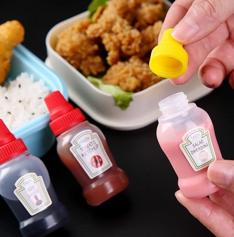 ミニトマトケチャップボトルポータブル小型ソース容器サラダドレ - Salad Dressing Bottle のレビューと価格