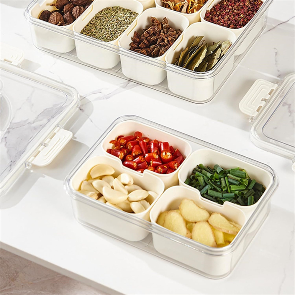 ポータブル食品保存箱、スナック収納ボックス、蓋付き4つのコン - Food Storage Containers With Lids のレビューと価格