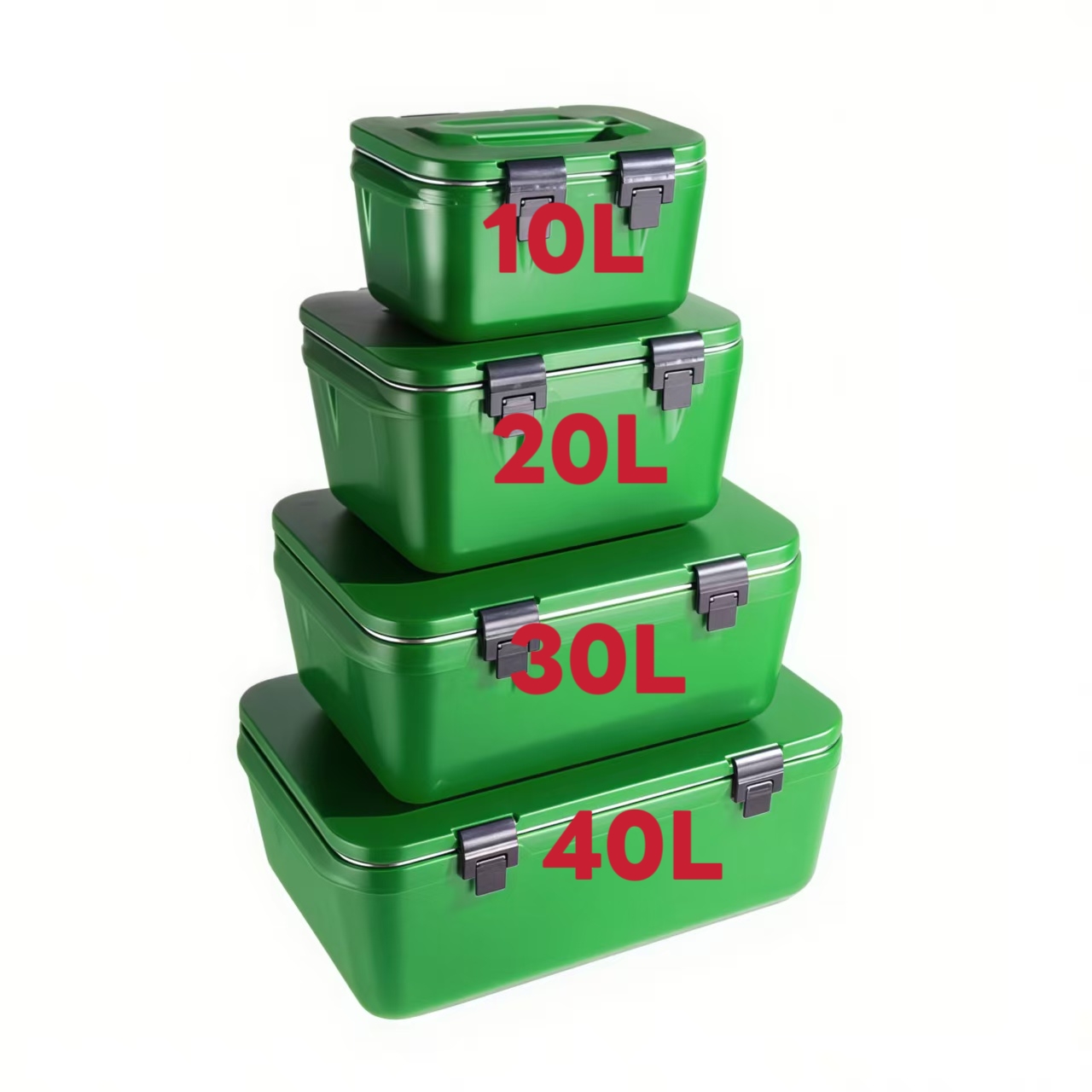 頑丈な10L 20L 30L 40L 長方形食品保存容器4個 - Food Storage To Keep Warm のレビューと価格