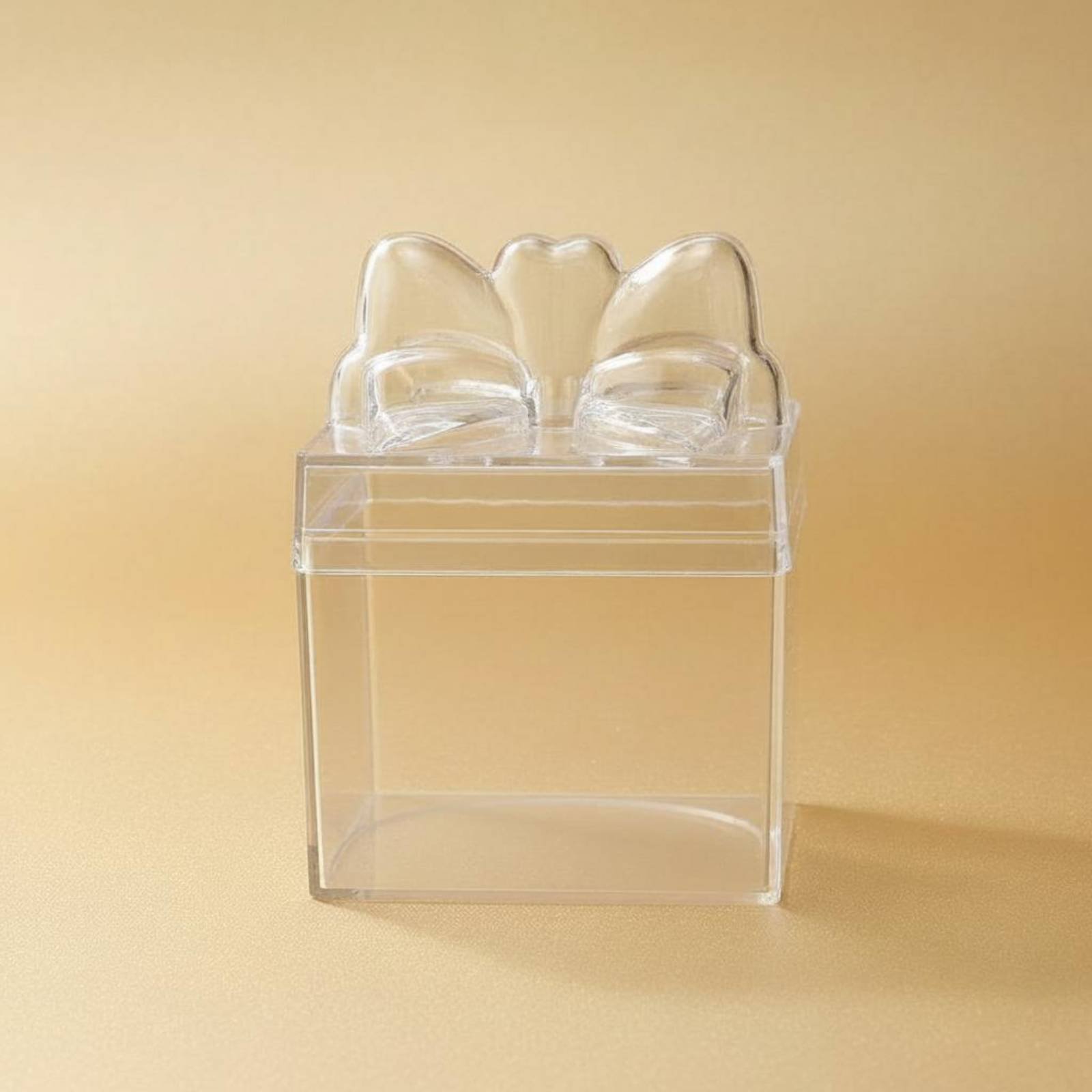 透明プラスチック製キャンディボックス、リボン付き多目的透明キ - Food Storage Plastic のレビューと価格