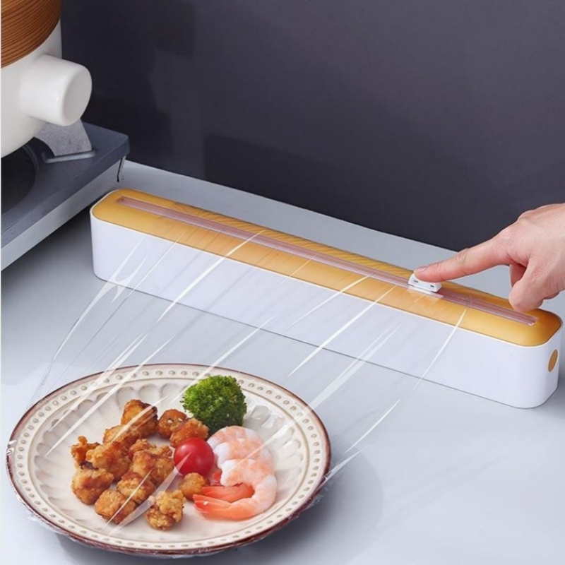食品プラスチックラップディスペンサー カッター付きホイルホル - Food Storage Aluminum のレビューと価格