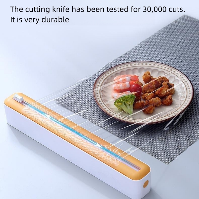 食品プラスチックラップディスペンサー カッター付きホイルホル - Food Storage Aluminum のレビューと価格