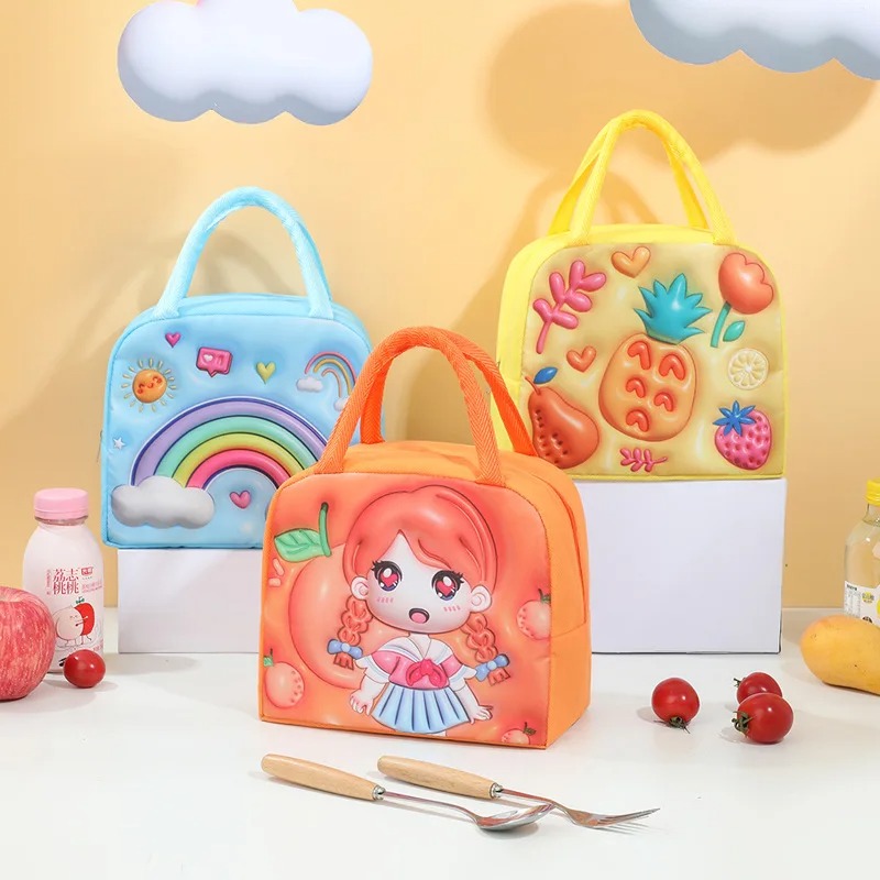 子供用ランチバッグ 3D漫画フード収納バッグ キッズ用 厚手 - Food Storage Aluminum のレビューと価格