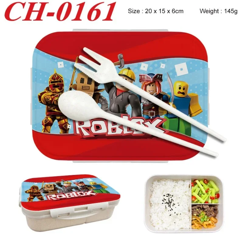 Robloxの弁当箱、ゲームフィギュアプリント入りランチボッ - Food Storage Cabinet のレビューと価格