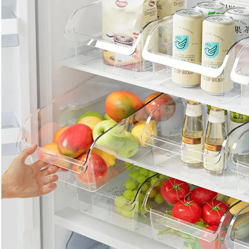 yes1/2個入り 冷蔵庫オーガナイザー 冷蔵庫収納ボックス - Food Storage In Cabinets のレビューと価格