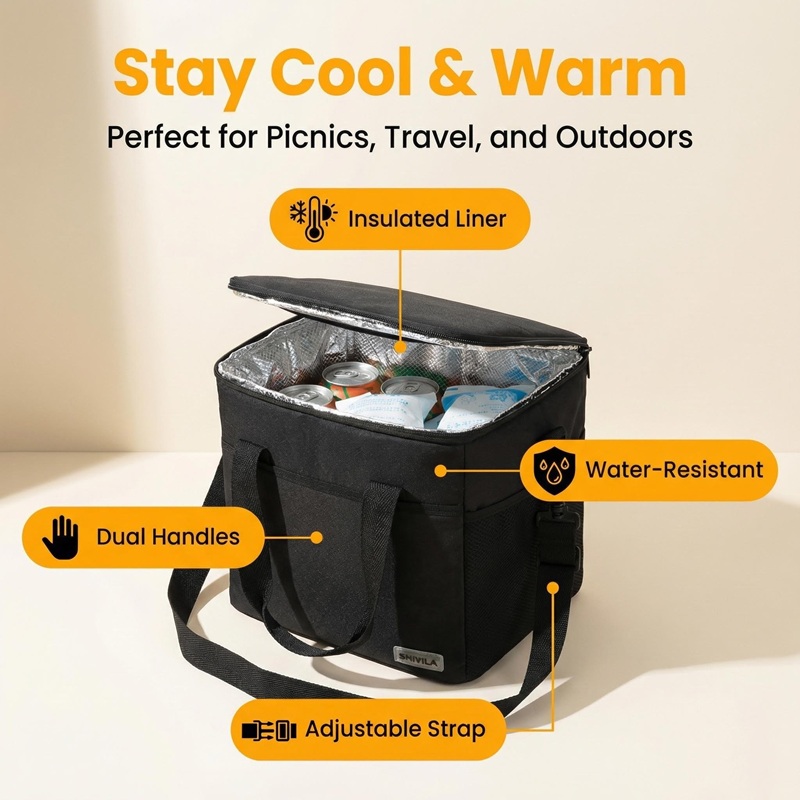 屋外用アイスバッグ保冷バッグピクニックフルーツと飲料用保存バ - Food Storage To Keep Warm のレビューと価格