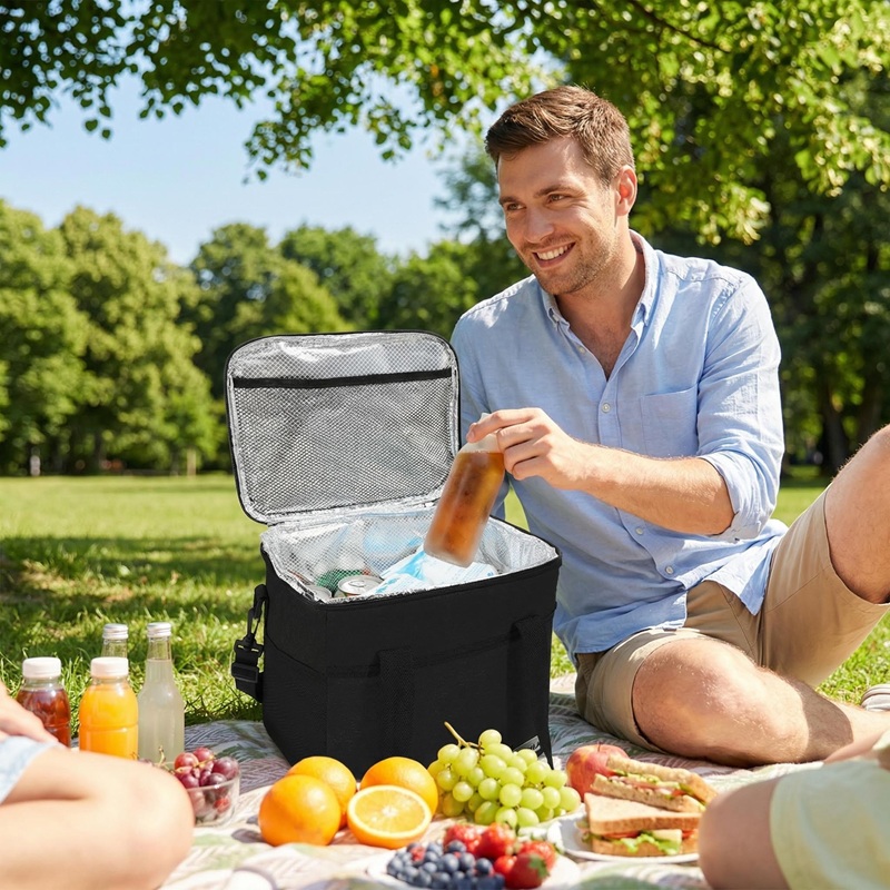屋外用アイスバッグ保冷バッグピクニックフルーツと飲料用保存バ - Food Storage To Keep Warm のレビューと価格