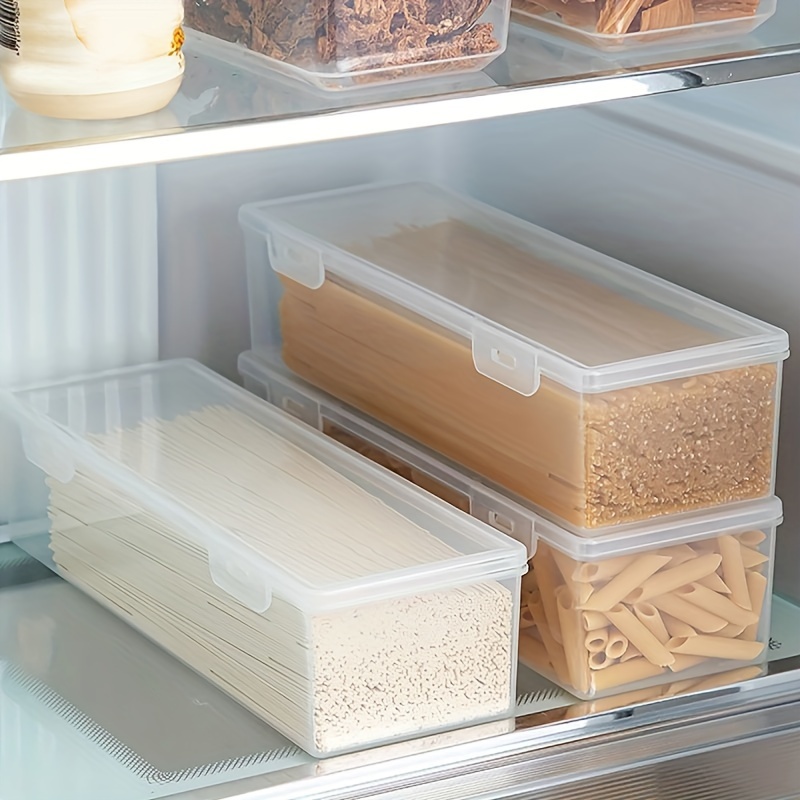 大容量の透明なプラスチック製の冷蔵庫収納ボックス,密閉された - Food Storage Food Safety のレビューと価格