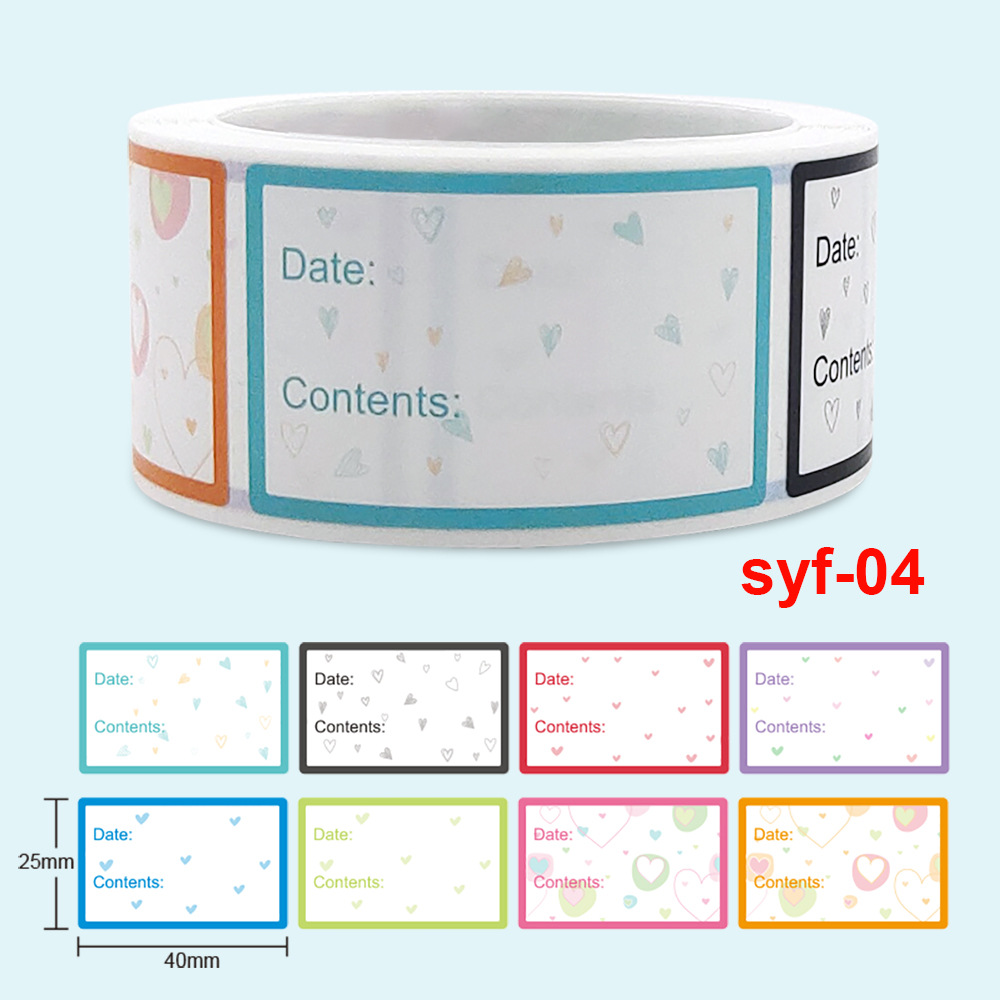安全な日付食品カタログ保管自己粘着ラベルステッカーキッチン冷 - Food Storage Labels のレビューと価格