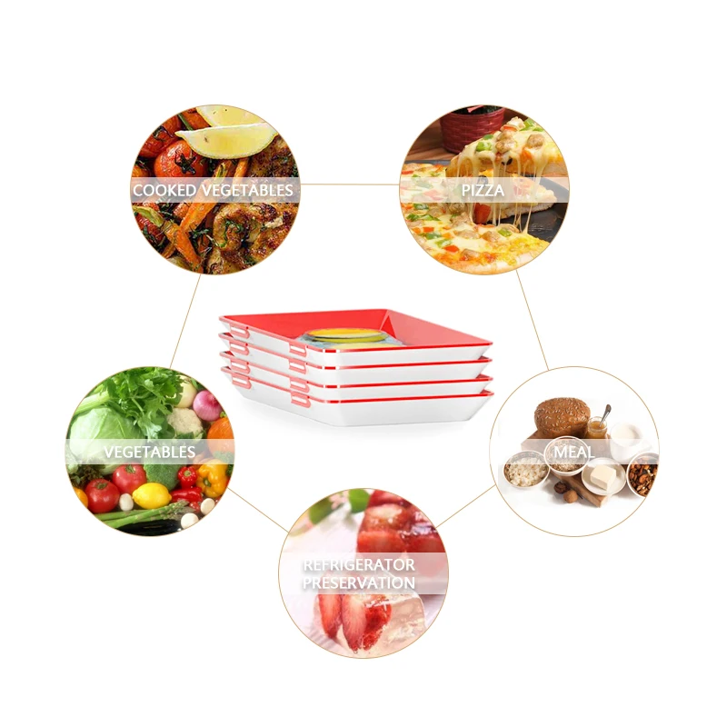 食品保存トレイ PP 再利用可能 スタッカブル食品トレイ 安 - Food Storage Food Safety のレビューと価格