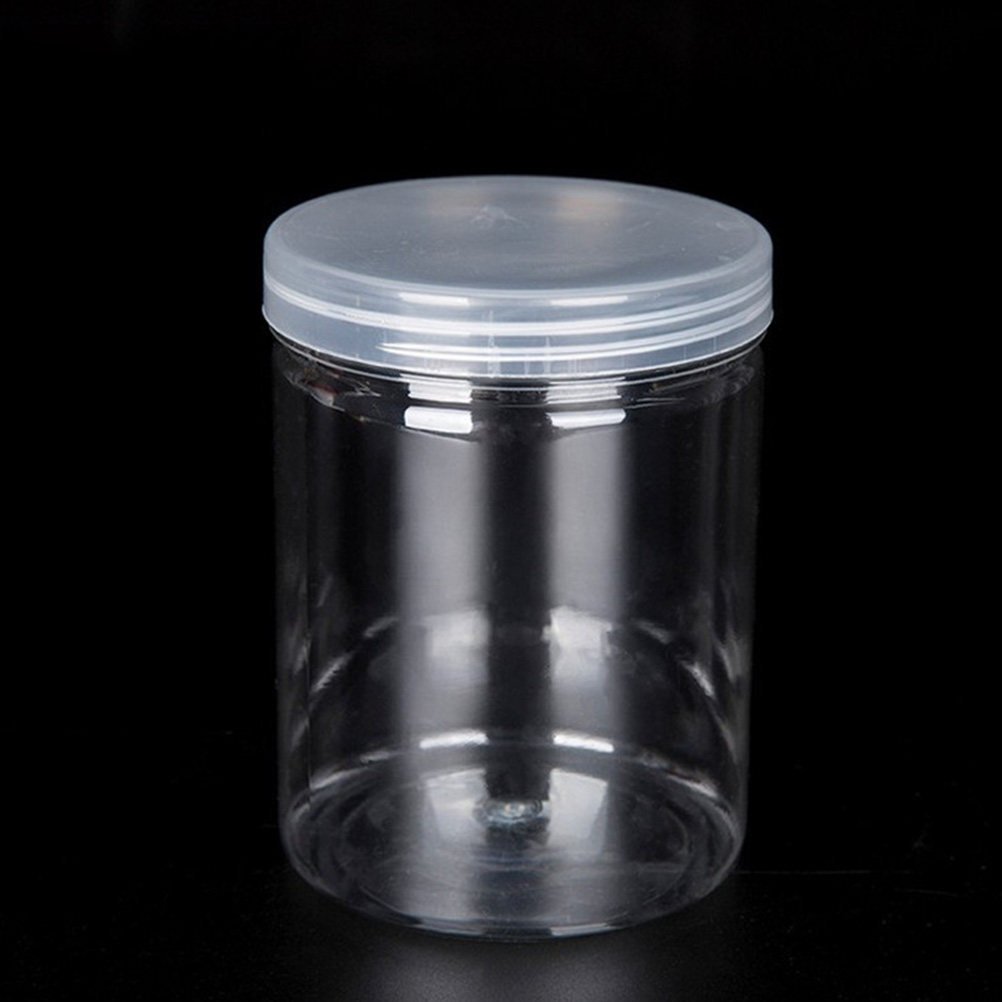 10個入り透明高級プラスチック食品保存容器、気密蓋付き700 - Food Storage Jars Plastic のレビューと価格