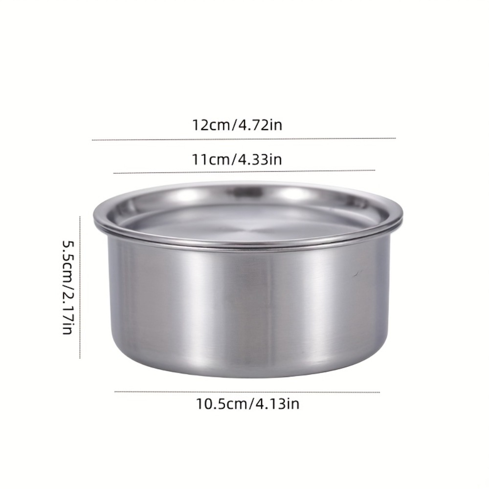 304ステンレス鋼製蓋付きラメキン、蒸し卵、ベビーフードボウ - Food Storage Containers With Lids のレビューと価格
