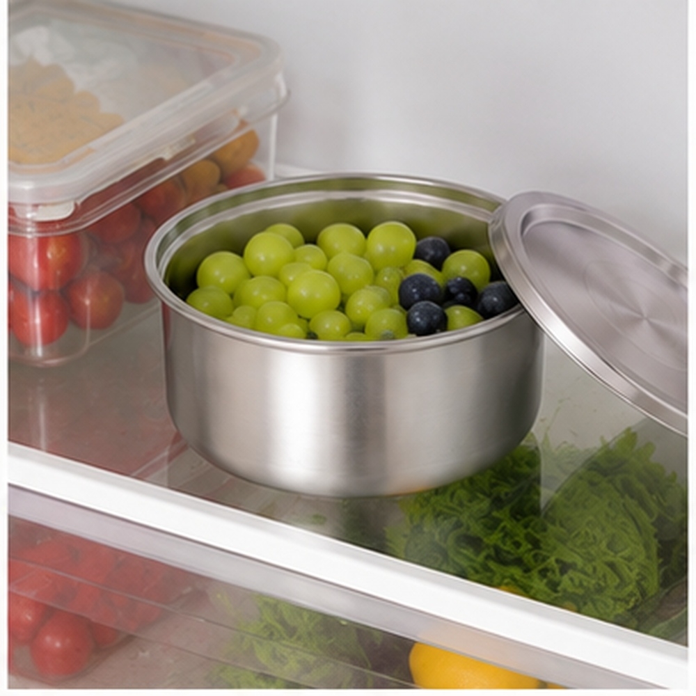 304ステンレス鋼製蓋付きラメキン、蒸し卵、ベビーフードボウ - Food Storage Containers With Lids のレビューと価格