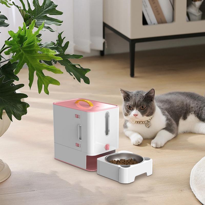 ペットフィーダーボックス給餌ボウル猫の餌容器ポータブルペット - Food Storage Food Safety のレビューと価格