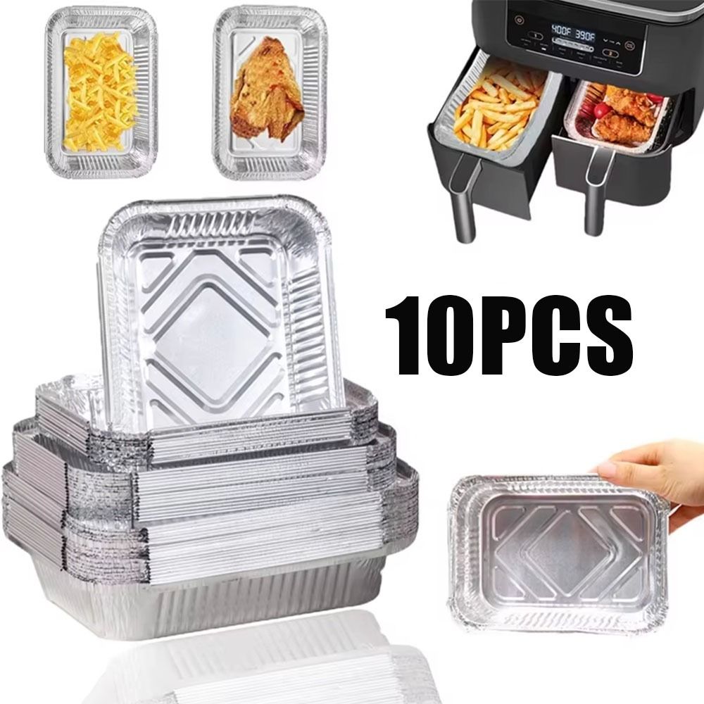 10 個使い捨てアルミ箔食品保存容器オーブンベーキングパン調 - Food Storage Aluminum のレビューと価格