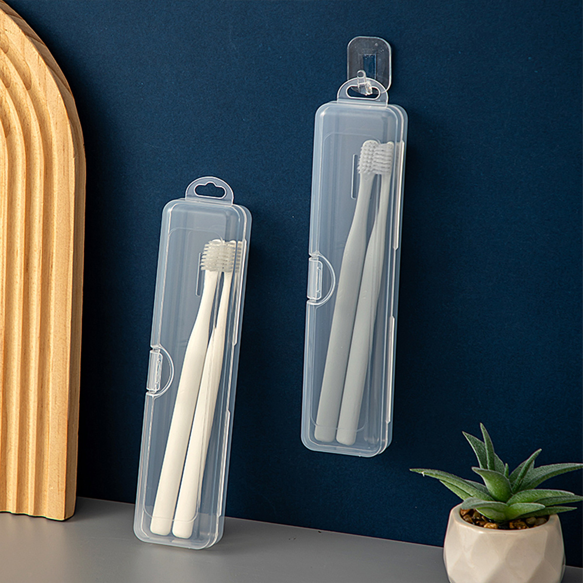 WORTHBUY 歯ブラシ用のポータブルプラスチックオーガナ - Food Storage Organiser のレビューと価格