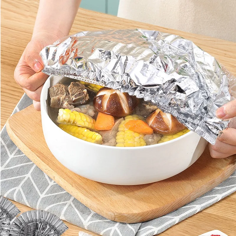 10/20 個アルミ箔カバー耐熱断熱蓋ボウルプレート用食品を - Food Storage To Keep Warm のレビューと価格