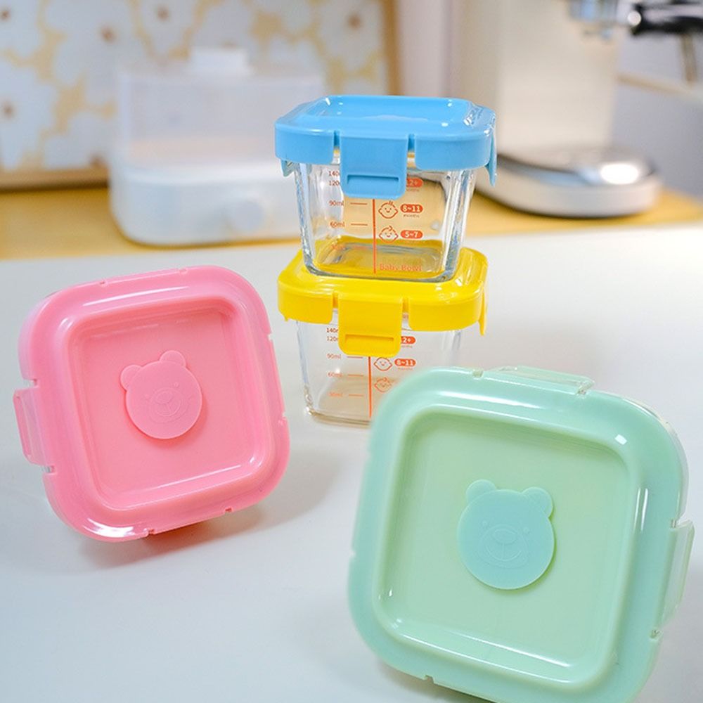 新しい170ml食品保存容器 冷凍ガラス製ベビーフードカップ - Food Storage Frozen のレビューと価格